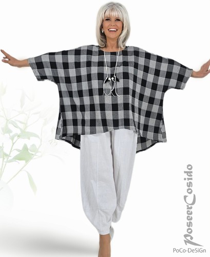 Lagenlook überwurf tunika - lagenlook,