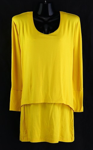 Langarmshirt gelb damen - 34,