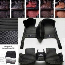 Automatten Für Mercedes-Benz Fußmatten Liners Autoteppich Wasserdicht 1990-2024