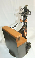 Metallfigur, Schraubenfigur * Barmann mit Theke * Kellerbar * Unikat!