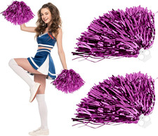 Cheerleader Pompons, 2 Stück