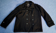 Männer  Herren  Winter Jacke Kurzmantel Gr. XXL 56  schwarz Wolle/Viskose