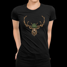 Hirsch Geweih Trachtenshirt