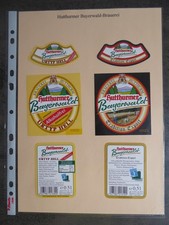 Bieretiketten, Bayern, Hutthurm, Brauerei Hutthurm
