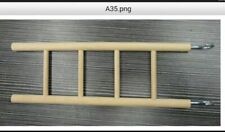 Holzleiter Wasche Kanarenienvogel Käfig Zubehör 4 Sprosse 7x22cm Hamsterkäfig Nagetier