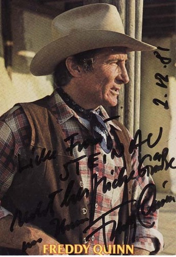 Freddy quinn signed - freddy,