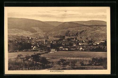 Amorbach ortsansicht - amorbach,,