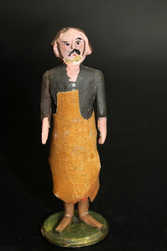 Schöne alte krippenfigur - schöne,