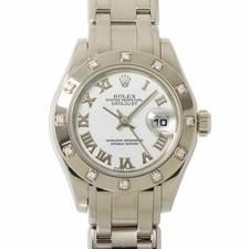 ROLEX Datejust Pearl Master 80319 Serial K 750 WG Diamond Ladies 90300259