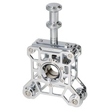 Angelo Tisch Zigarrenschneider silber, gerader Schnitt