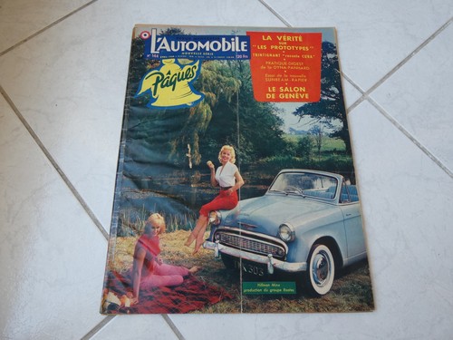 Automobile heft 144 1958 - l'automobile,