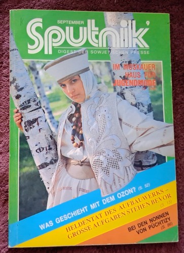 Zeitschrift sputnik 9 - zeitschrift, nr.: