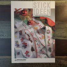 Stick-Ideen, Weihnachten, Hardanger, Stickmotive, Kreuzstich, Zählmuster, A4