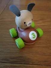 Plan toys push along - push, hasenauto