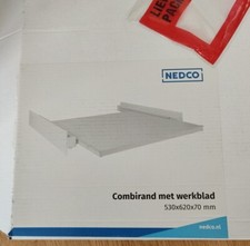 Verbindungsrahmen Zwischen- Rahmen weiß Waschmaschine Trockner Säule mit  Ablage