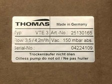 Thomas vakuumpumpe vte3 - vakuumpumpe,
