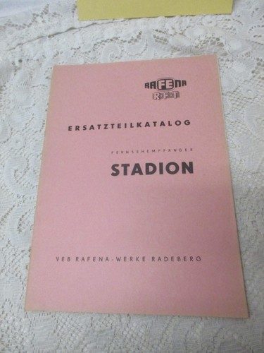 1963 veb rafena radeberg - veb, rft