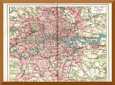 London +Historischer Stadtplan