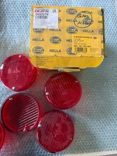 Hella Rücklichtscheibe rund 9EL 101 353-001 5 Stück Original Rücklicht Glas NOS