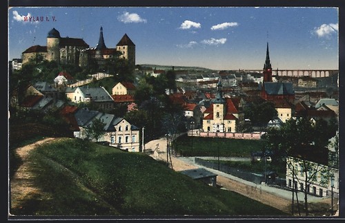 Mylau blick zum schloss - blick,