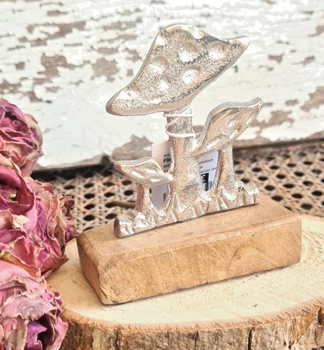 Pilz pilze holz - pilz, silber
