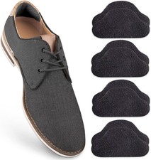 SULPO 4 Paare Echt-Leder Fersenpolster - Fersenschutz gegen Blasen & Reibung -