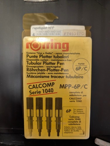 Rotring röhrenplotterstifte - rotring,