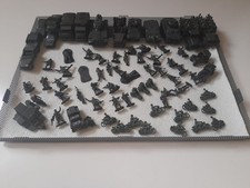 Eisenbahnfiguren H0,  div. Soldaten und Truppenfahrzeuge, gebraucht