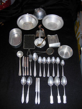 Puppen  Blech   Geschirr      antik  30   Teile