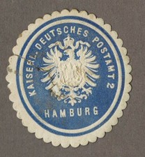 Siegelmarke kaiserl deutsches - siegelmarke, kaiserl.