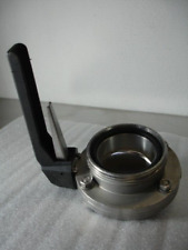 Scheibenventil Klappventil DN 65 Milchgewinde / Schweißrohr APV Edelstahl