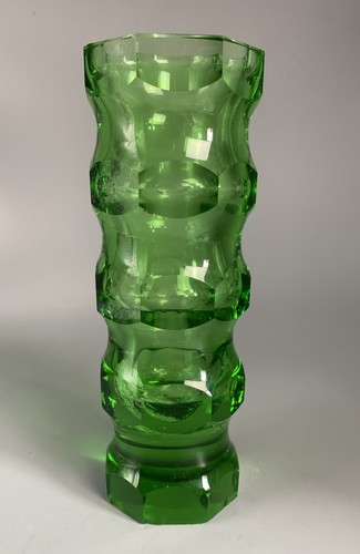 Glas vase bohemia exbor - vase;,