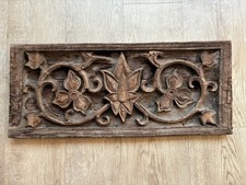 Antikes Holzrelief Thailand Wandrelief         64 cm X 26.5 cm