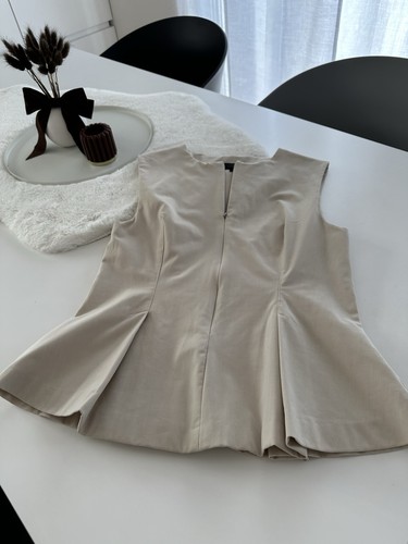 Bluse oberteil beige - bluse, gr