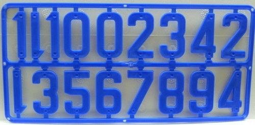 Ziffern set blau - ziffern-set,