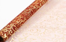 Organza Stoff Rolle Bedruckt