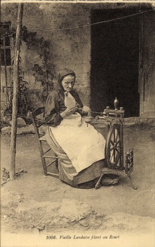 Landes frankreich alte - ak, frankreich,