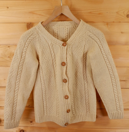 Vintage handgestrickt aran - vintage,
