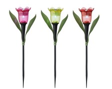 1 LED Solar Dekoleuchte Blume