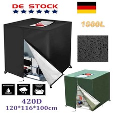 IBC 1000L Container Wassertank Abdeckplane Thermohülle Schutzhülle Schutzhaube#