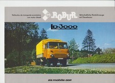 Robur LD 3000 Diesel  1986 DDR Prospekt  Brochure  Prospecto  deutsch / spanisch