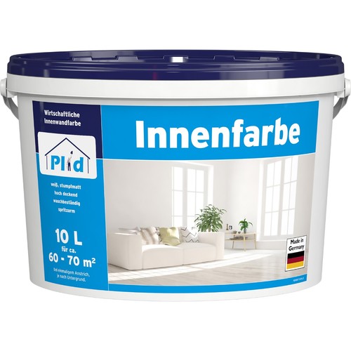 Wandfarbe weiß matt - , 10l
