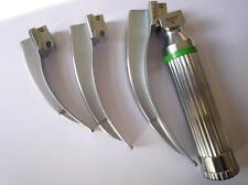 Laryngoskop Medicon F.O. Fiber Optik Kaltlicht Set  2,5 V Mac 2,3,4 Griff