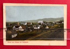 AK WIESA bei Halbstadt 1914 Ortsansicht mit Kirche  ( 84056