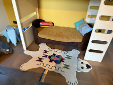 1.199€ Leander Bett Kinderbett Juniorbett Walnuss Design 150 x 70