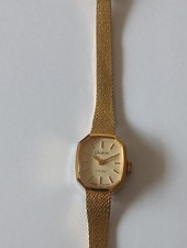  GLASHÜTTE Damenarmbanduhr  DDR Zeit Aufziehwerk 17 Rubis