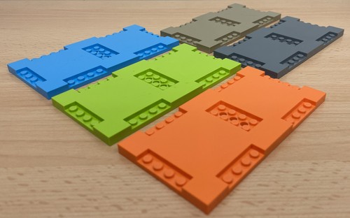 Lego platte 8x16 2 3 - x, 2/3