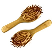 Natur-Haarbürste aus Bambus