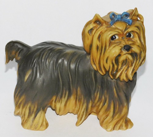 Porzellanfigur hund yorkshire - hund,
