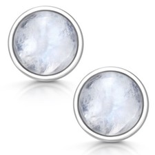 MATERIA Mondstein Ohrstecker